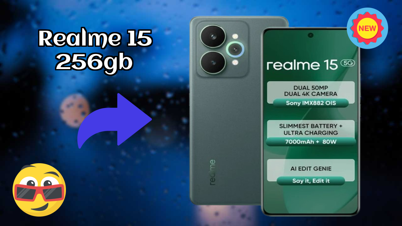 Realme 15 256GB at ₹25,599 - Best Features & Specifications