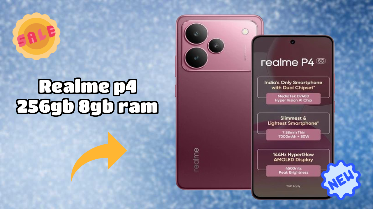 Realme P4 256GB 8GB RAM Gaming Benchmarks: MediaTek Dimensity 7400 Ultra Tested