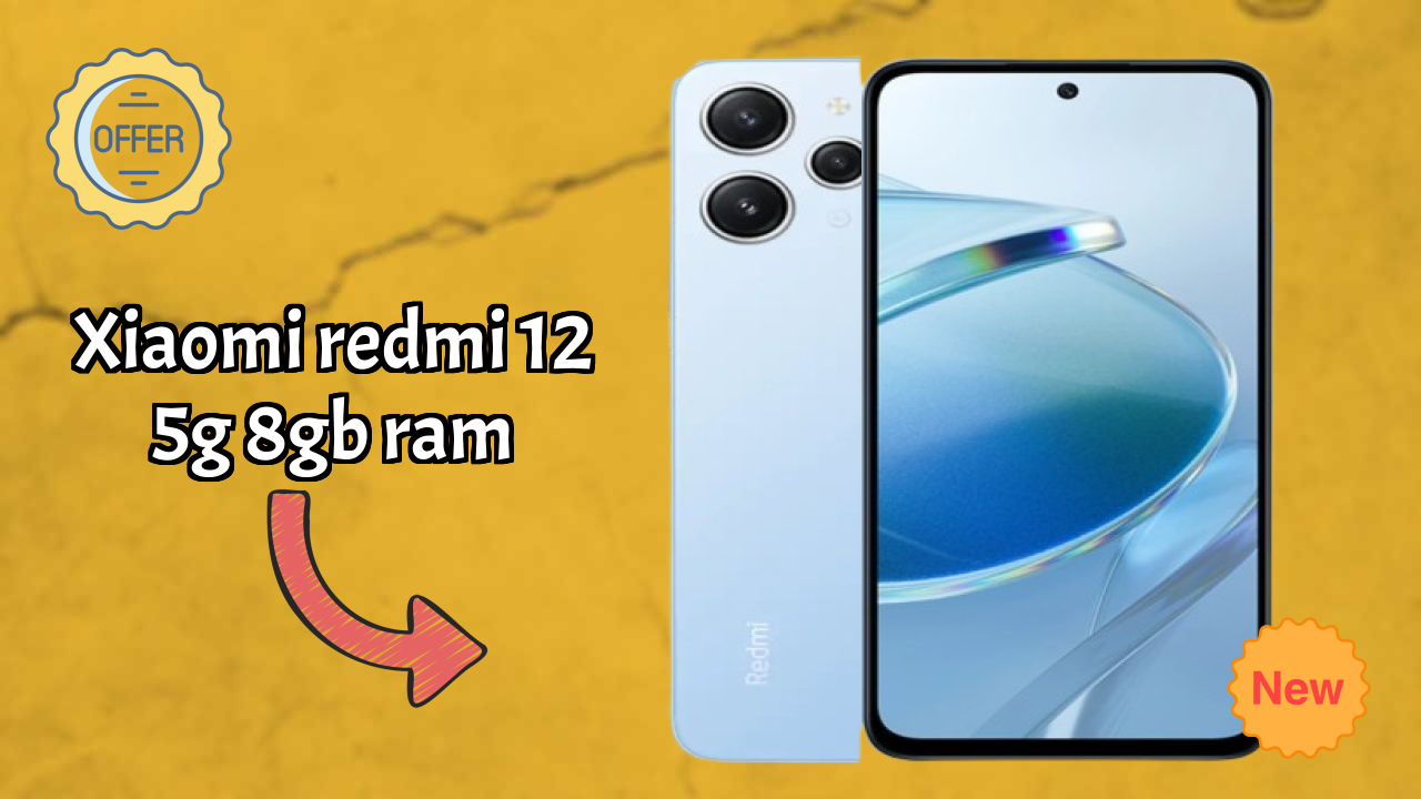 Xiaomi Redmi 12 5G 8GB RAM Display Technology: 6.79 Inches (17.25 Cm) Screen