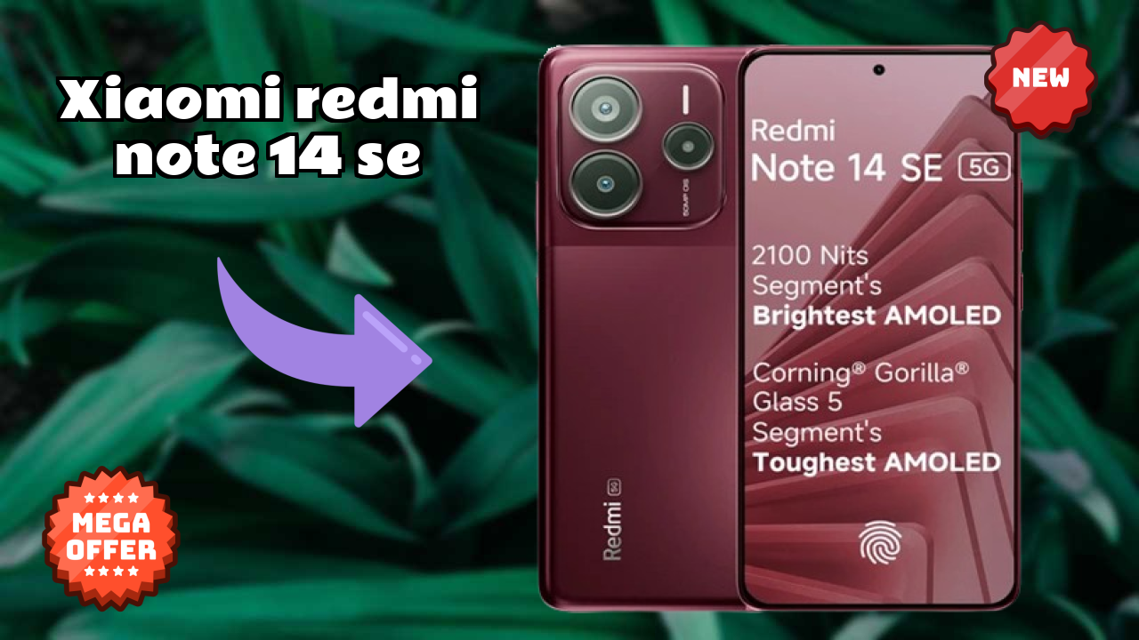 Best Xiaomi Redmi Note 14 SE Deals - Price Dropped to ₹13,499 Only!